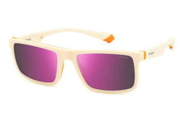 Polaroid PLD-2134-S-IXN Gafas de sol con cristal gris espejado rosa