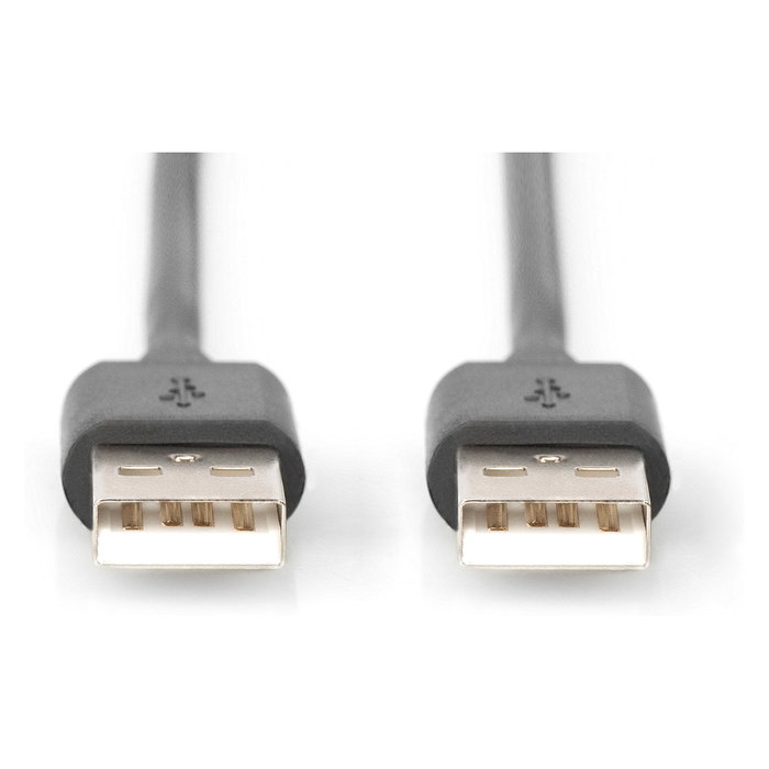 Digitus Cable de conexión USB 2.0 Tipo A Macho a Macho, 1 metro, Negro - DA-70311 Digitus Cable de conexión USB 2.0 Tipo A Macho a Macho, 1 metro, Negro - DA-70311