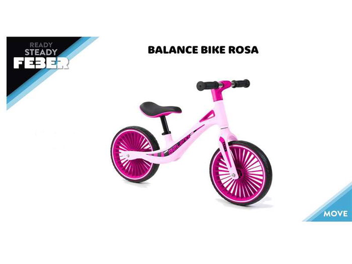 Feber Bicicleta Sin pedales Balance Rosa