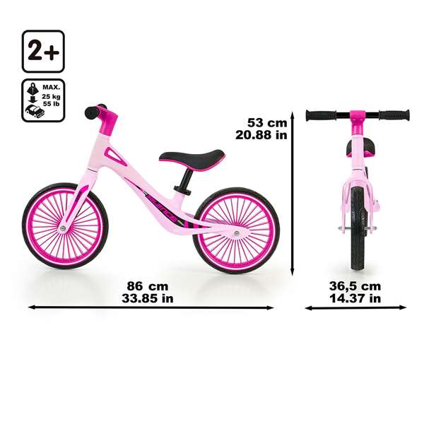 Feber Bicicleta Sin pedales Balance Rosa