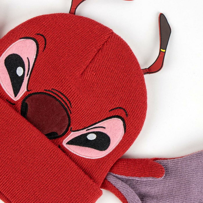 Cerdá Gorro de Punto Leroy Stitch Disney Rojo Cerdá Gorro de Punto Leroy Stitch Disney Rojo