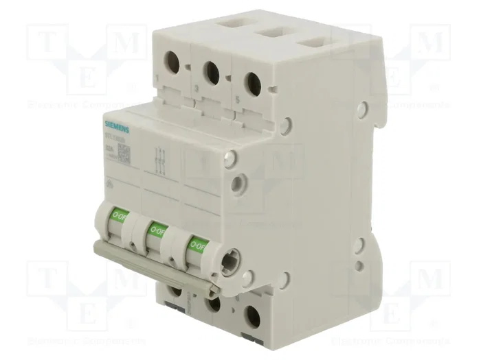 SIEMENS 5TL Interruptor de aislamiento de 3 polos, 32A SIEMENS 5TL Interruptor de aislamiento de 3 polos, 32A