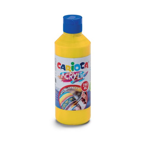 Carioca Témpera Acrílica Líquida Amarillo Primario 250 ml