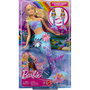 Barbie Muñeca Sirena Florece Mágicas JDM72 Mattel Rubia con Flores Sorpresa y Cola Degradada