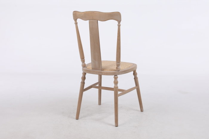 DKD Home Decor Silla de Cedro y Ratán Natural