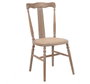 DKD Home Decor Silla de Cedro y Ratán Natural