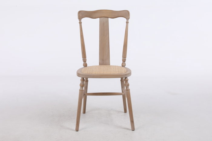 DKD Home Decor Silla de Cedro y Ratán Natural