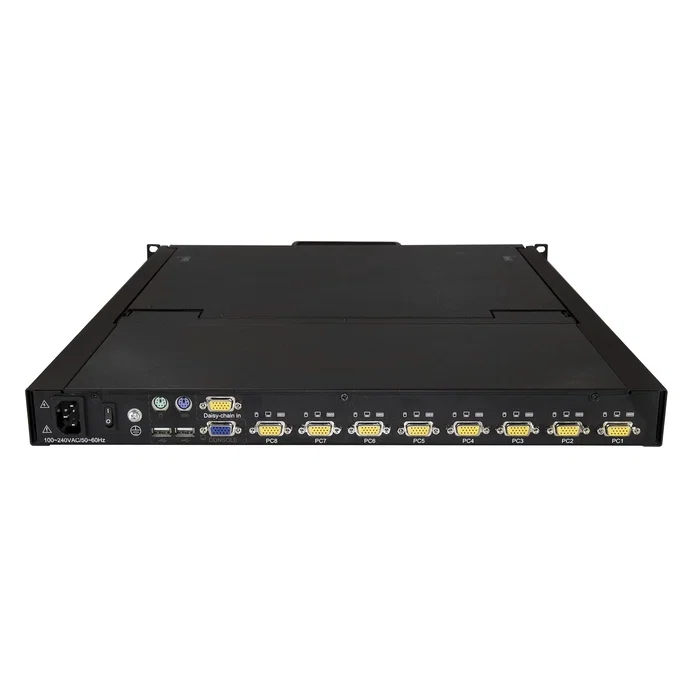 StarTech Consola KVM de montaje en rack de 19 pulgadas con 8 puertos VGA