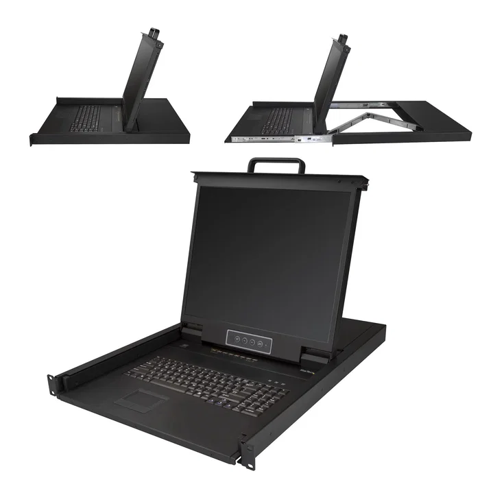 StarTech Consola KVM de montaje en rack de 19 pulgadas con 8 puertos VGA