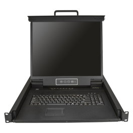 StarTech RKCONS1908K Consola KVM de 8 puertos para montaje en rack de 19 pulgadas