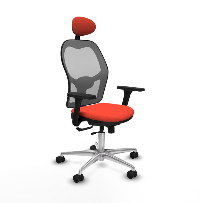 PIQUERAS Y CRESPO Silla de oficina Jorquera Naranja oscuro/Gris PIQUERAS Y CRESPO Silla de oficina Jorquera Naranja oscuro/Gris