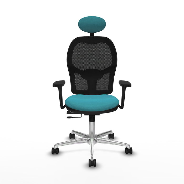 PIQUERAS Y CRESPO Silla de oficina Jorquera Turquesa y Negro PIQUERAS Y CRESPO Silla de oficina Jorquera Turquesa y Negro