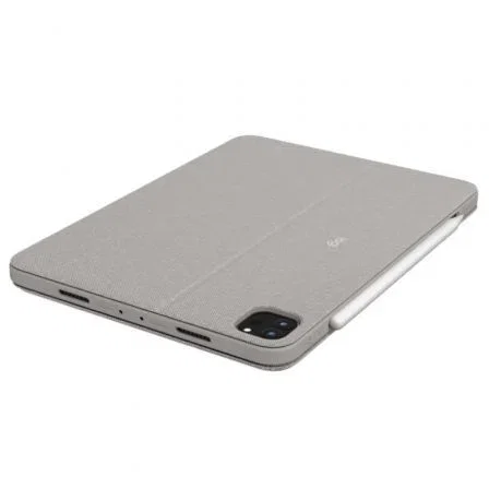 Funda con Teclado Logitech Combo Touch para Tablets Apple Ipad Pro 12.9"/ Compatibilidad según Especificaciones/ Marrón Arena
