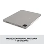 Logitech 920-010219 - Combo Touch Funda con Teclado y Trackpad para iPad Pro 12.9" (5ª & 6ª Gen), QWERTY Español, Retroiluminado, Smart Connector, Color Arena