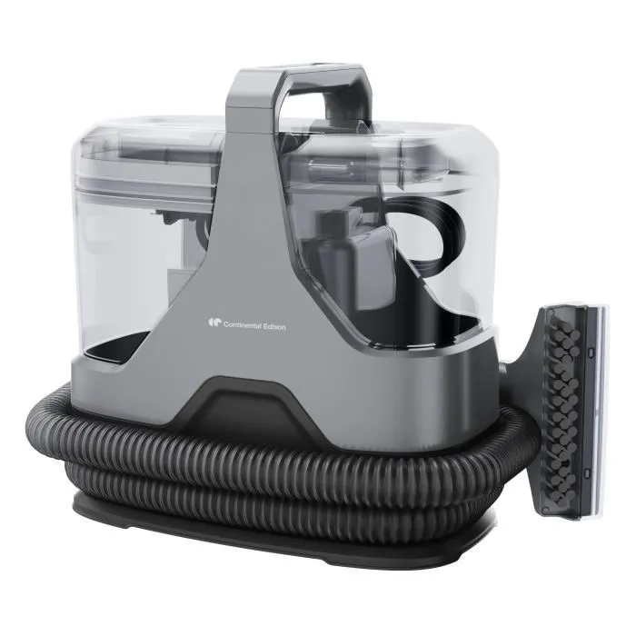 Continental Edison Limpiador Quitamanchas para Sofás, Alfombras y Tapicerías CEVCSP330G - 600 W - Tanque 1,3 L - Manguera 1,6 M