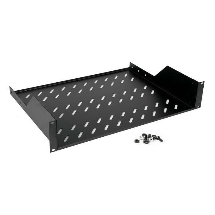 EQUIP Cajón Metálico para Rack Servidor 19" 2U, Ancho 80cm, Negro - EZFS-19-2-80-B