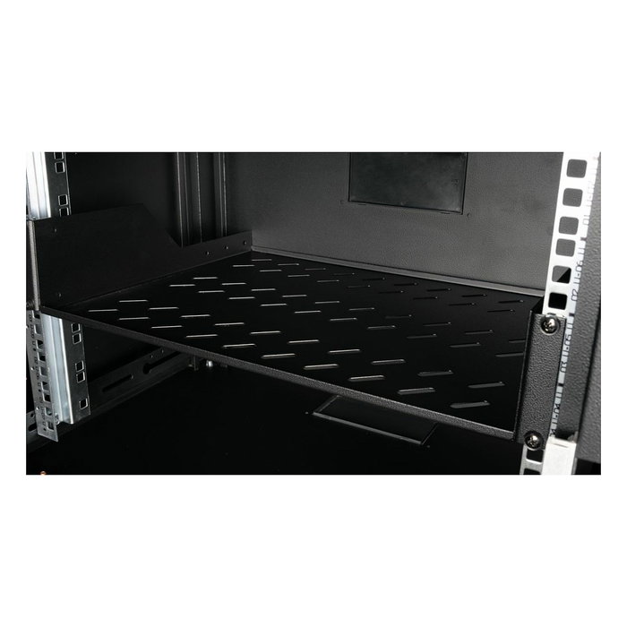 EQUIP Cajón Metálico para Rack Servidor 19" 2U, Ancho 80cm, Negro - EZFS-19-2-80-B
