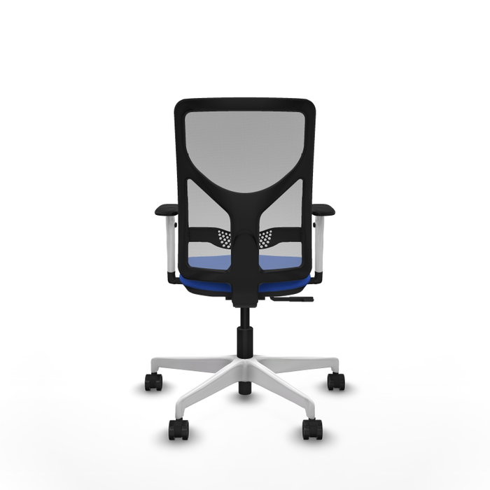PIQUERAS Y CRESPO Silla de oficina Motilla con mecanismo Sincro, Tela Azul y Malla Gris PIQUERAS Y CRESPO Silla de oficina Motilla con mecanismo Sincro, Tela Azul y Malla Gris