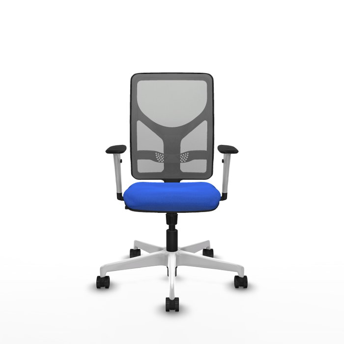 PIQUERAS Y CRESPO Silla de oficina Motilla con mecanismo Sincro, Tela Azul y Malla Gris PIQUERAS Y CRESPO Silla de oficina Motilla con mecanismo Sincro, Tela Azul y Malla Gris