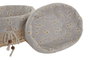 DKD Home Decor Set de 3 Cestas de Mimbre y Algodón Flores Natural