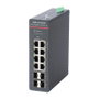 Hikvision DS-3T1512HP-SI-8P4F Switch Industrial Gestionable con 8 Puertos PoE Gigabit y 4 SFP Gigabit