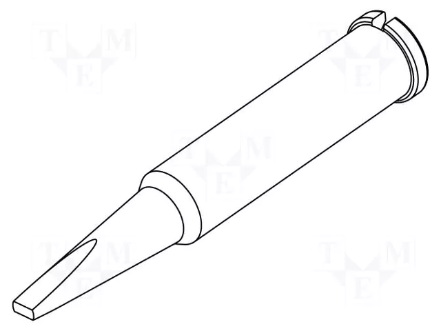 ERSA Punta de soldadura tipo destornillador prolongado 1,8mm ERSA Punta de soldadura tipo destornillador prolongado 1,8mm