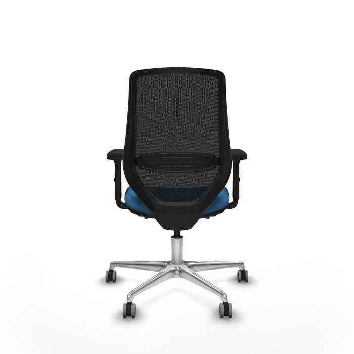 PIQUERAS Y CRESPO Silla de oficina Mardos con mecanismo Sincro/Traslack Azul claro y Negro