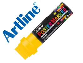 Artline Rotulador Poster Marker EPP-30 Punta Rectangular 30 mm Amarillo para Carteles