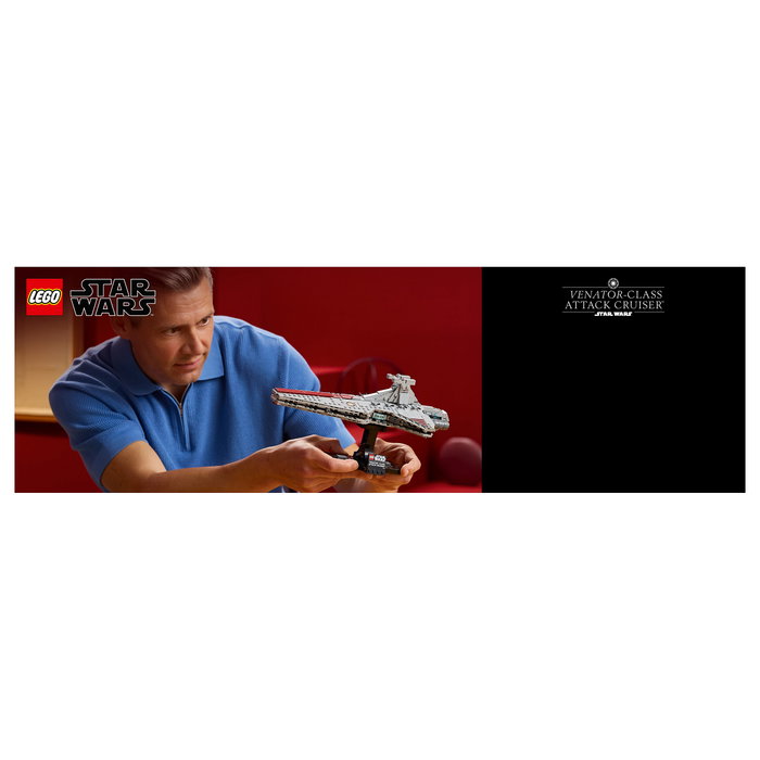 LEGO Star Wars Crucero de ataque clase Venator 75441, 643 piezas