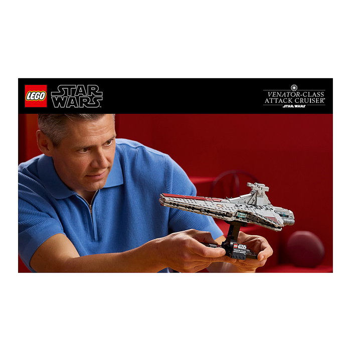 LEGO Star Wars Crucero de ataque clase Venator 75441, 643 piezas
