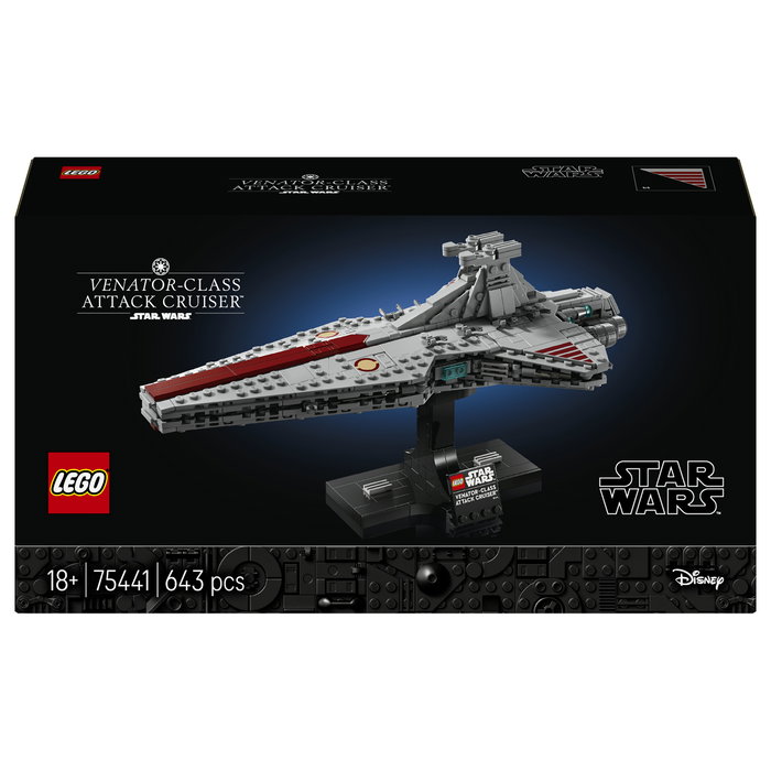 LEGO Star Wars Crucero de ataque clase Venator 75441, 643 piezas