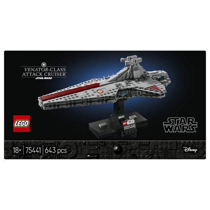 LEGO Star Wars Crucero de ataque clase Venator 75441, 643 piezas