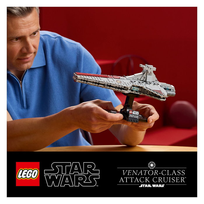 LEGO Star Wars Crucero de ataque clase Venator 75441, 643 piezas