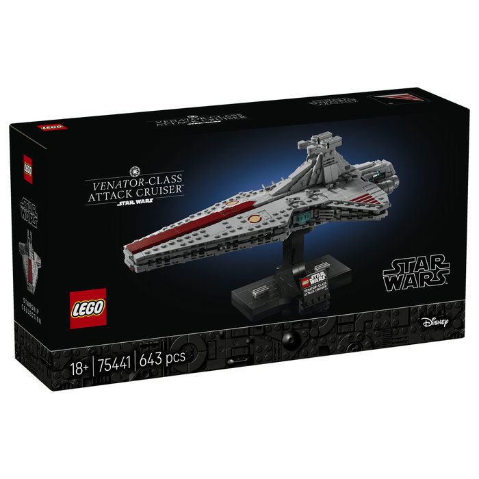 LEGO Star Wars Crucero de ataque clase Venator 75441, 643 piezas