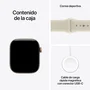 Apple Watch Series 12 GPS 42mm Dorado Claro Aluminio con Correa Deportiva Arena S/M