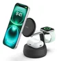 Belkin - Estación de Carga Inalámbrica 3 en 1 con Tecnología Qi2 y Ultra Charge de 45W - Carga Rápida para iPhone, Smartphone, Reloj y Auriculares - Cable USB-C de 1.5m - Negro