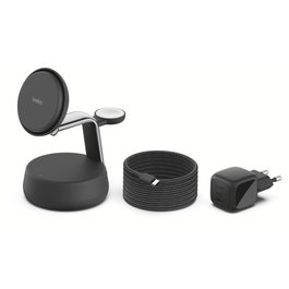 Belkin Estación de carga magnética 3 en 1 Qi2 Negro