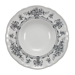 Le coq Plato de Pasta Gris 26,5 cm Colección Neos Anthiros Porcelana (4 Unidades)