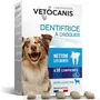 Vetocanis Plak Fighter Pasta de Dientes con Croq para Perros, Control de Sarro y Mal Aliento, 30 Comprimidos