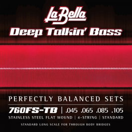 Juego de Cuerdas para Bajo Eléctrico Deep Talkin´Standard Trhu Body 045-105
