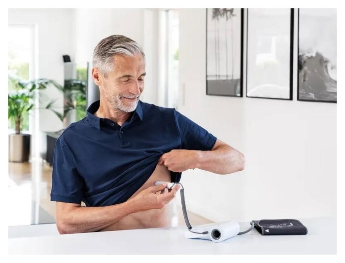 Beurer BM-96 Tensiómetro de Brazo con Función ECG y Bluetooth Blanco/Gris Beurer BM-96 Tensiómetro de Brazo con Función ECG y Bluetooth Blanco/Gris