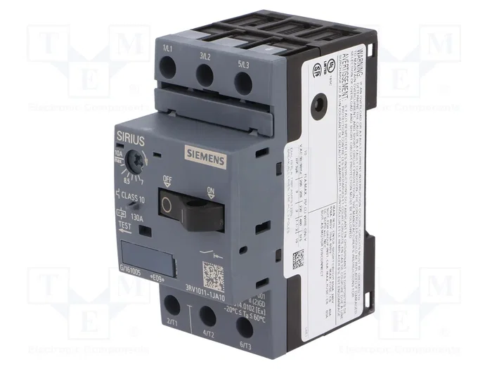 SIEMENS 3RV1011-1JA10 Interruptor motorizado 4kW 220÷690VAC SIEMENS 3RV1011-1JA10 Interruptor motorizado 4kW 220÷690VAC
