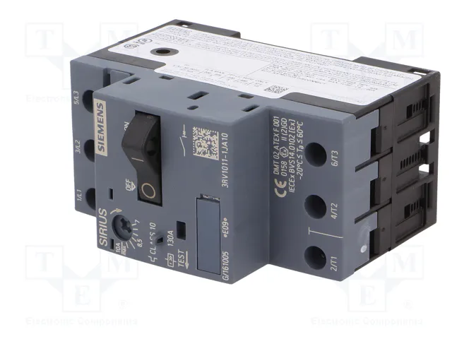 SIEMENS 3RV1011-1JA10 Interruptor motorizado 4kW 220÷690VAC SIEMENS 3RV1011-1JA10 Interruptor motorizado 4kW 220÷690VAC