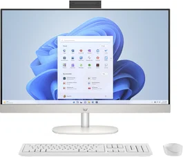 HP 27-cr0026ns All-in-One 27 pulgadas AMD Ryzen 3 8GB 512GB SSD Blanco Caracola