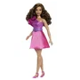 Barbie Barbie Fashionistas 225 Muñeca pelo castaño y vestido rosa