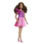 Barbie Barbie Fashionistas 225 Muñeca pelo castaño y vestido rosa