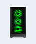 Nox Hummer Plasma ATX Caja PC Panel Frontal Mesh Cristal Templado 4x Ventiladores ARGB Preinstalados USB-C 3.0 Negro