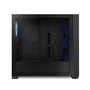 NOX Hummer PLASMA Caja Midi Tower Gaming Negro con 4 Ventiladores ARGB Preinstalados, Panel Frontal Mesh, Lateral de Cristal Templado, USB 3.0 y USB-C