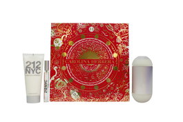Carolina Herrera 212 NYC Gift Set 100ml EDT + 100ml Body Lotion + 10ml EDT