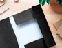 Q-connect Carpeta kf02169 Solapas Gomas Simil-prespan Negra 320x243 mm